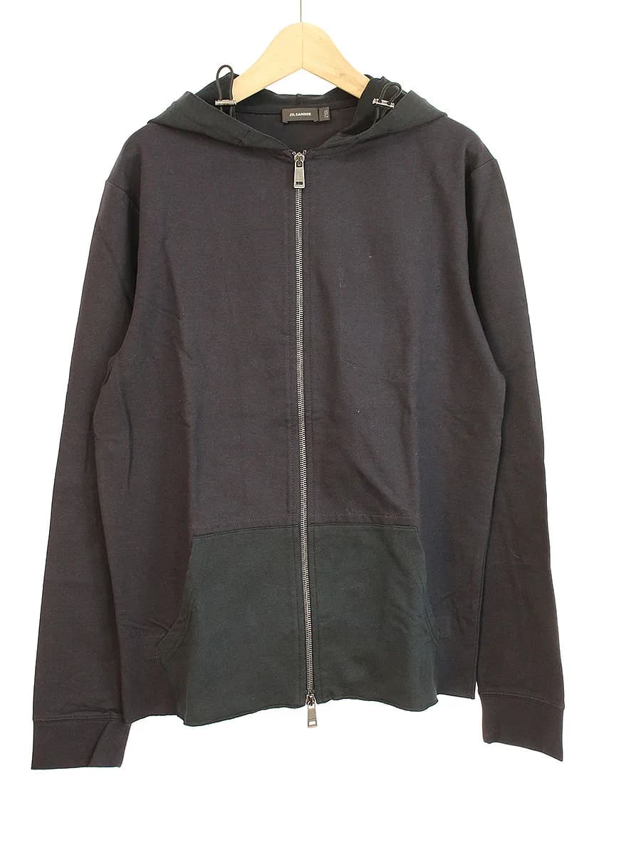 JIL SANDER ジルサンダー 13SS バイカラーストレッチパーカー