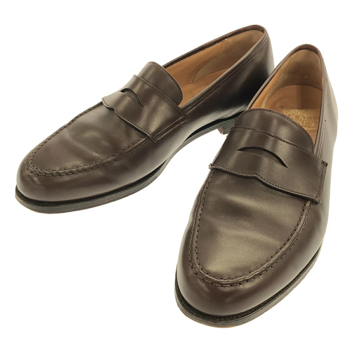 Crockett&Jones クロケット&ジョーンズ BEAMS F別注 MAINE レザーローファーシューズ