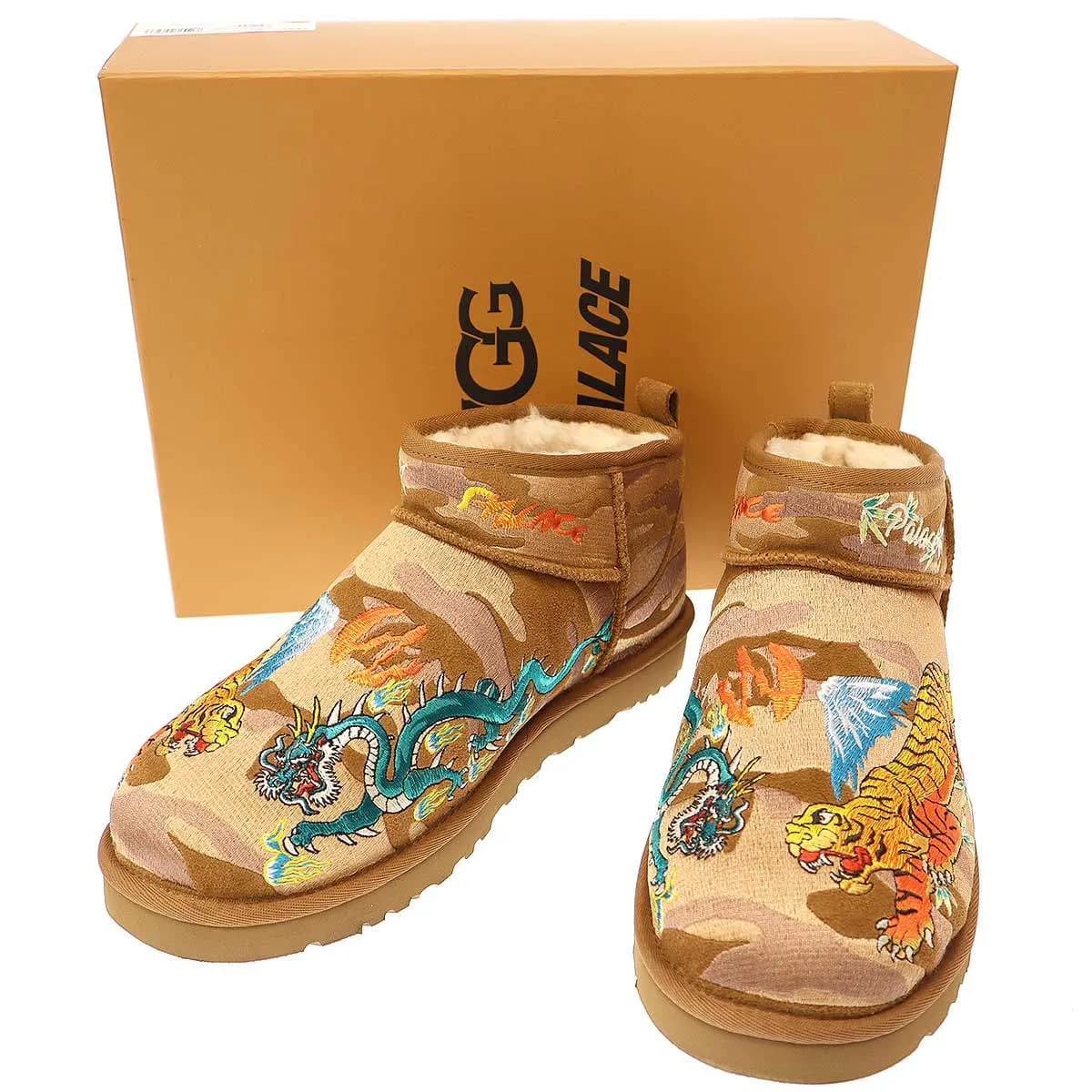 Palace Skateboards アグ パレススケートボーズ Classic Ultra Mini Boot Palace Chestnut Camo ブーツ 1172071