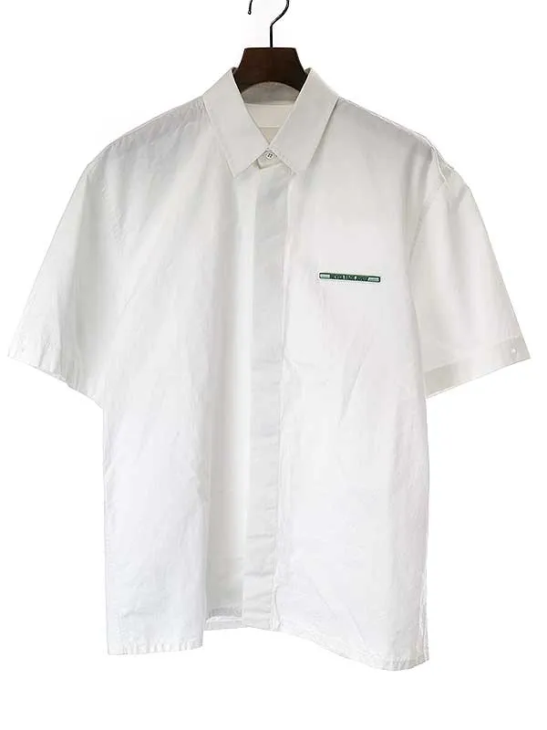 JIL SANDER ジルサンダー 21SS NEVER FADE AWAY メタルピンポプリンオーバーサイズシャツ