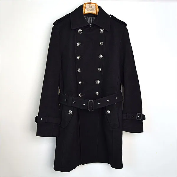 BURBERRY BURBERRY BLACK LABEL カシミア混ナポレオンコート