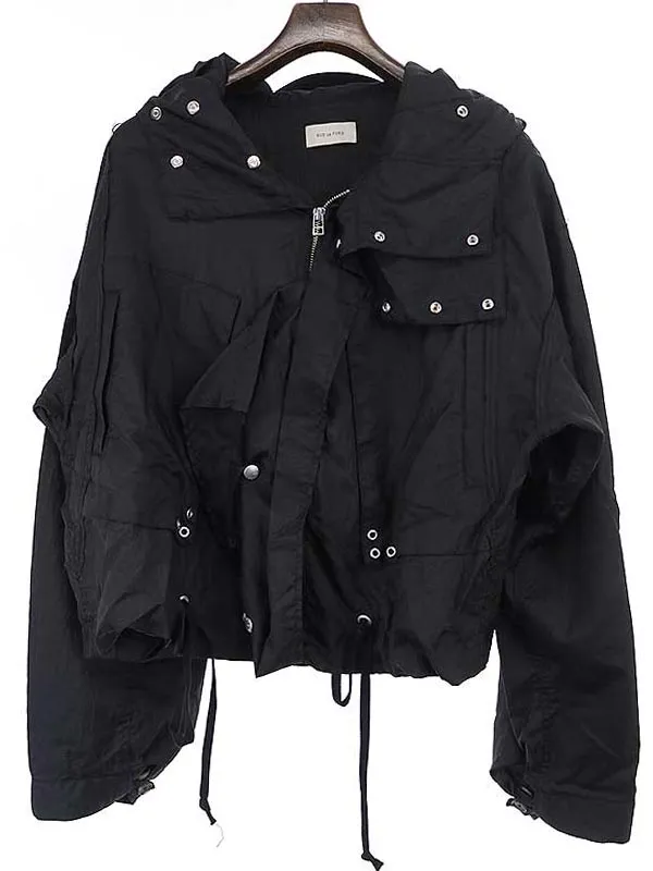 BED J.W. FORD ベッドフォード 19SS ナイロンジップアップパーカー
