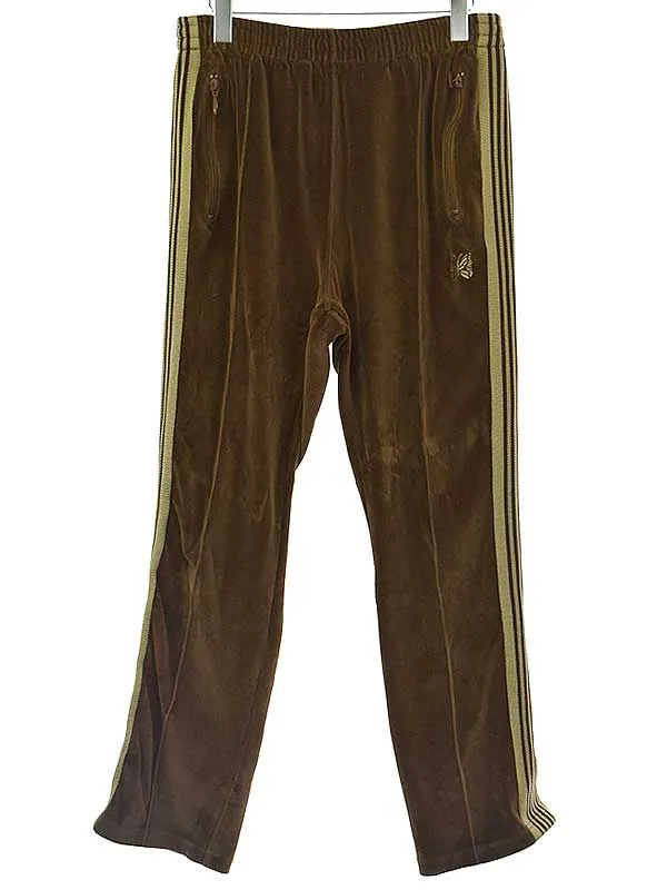 NEEDLES ニードルズ 22AW Narrow Track Pant サイドラインベロアトラックパンツ