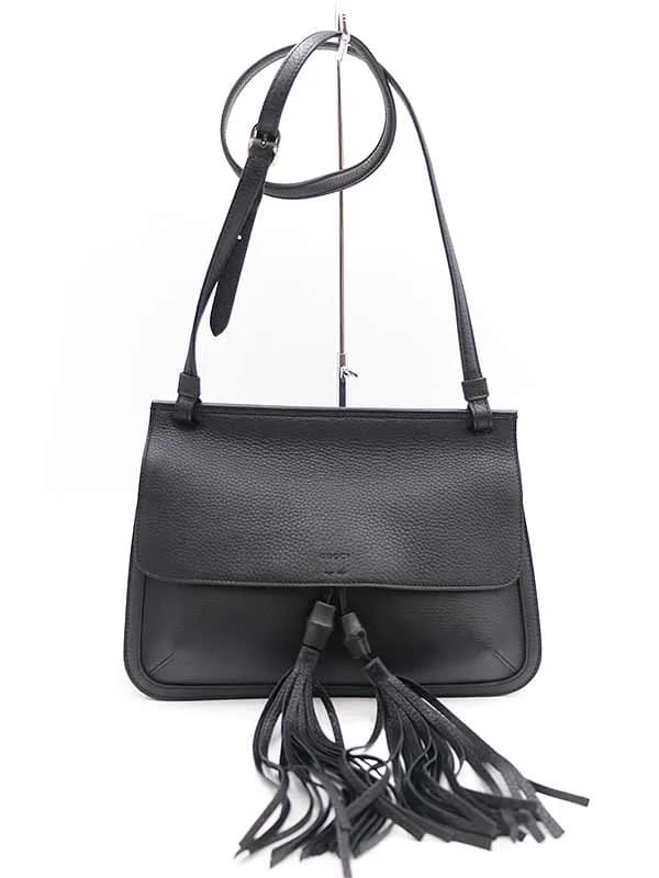 GUCCI グッチ 370826 バンブーデイリー タッセルショルダーバッグ