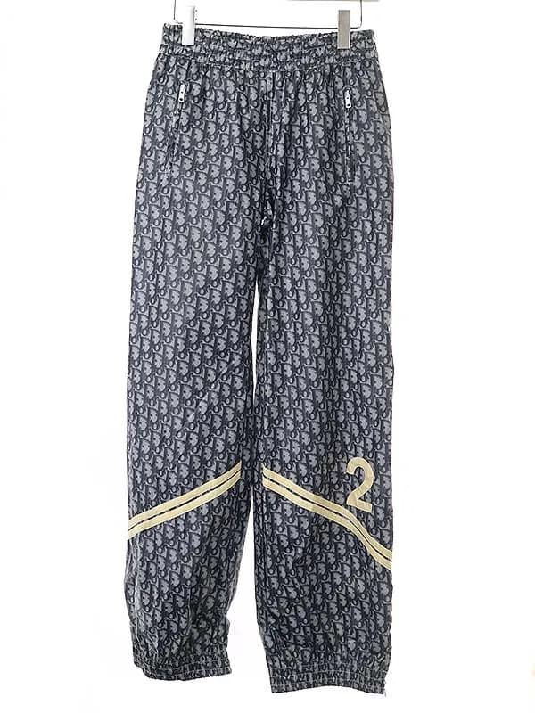 Dior HOMME クリスチャンディオール ナンバリングトロッター柄イージーパンツ