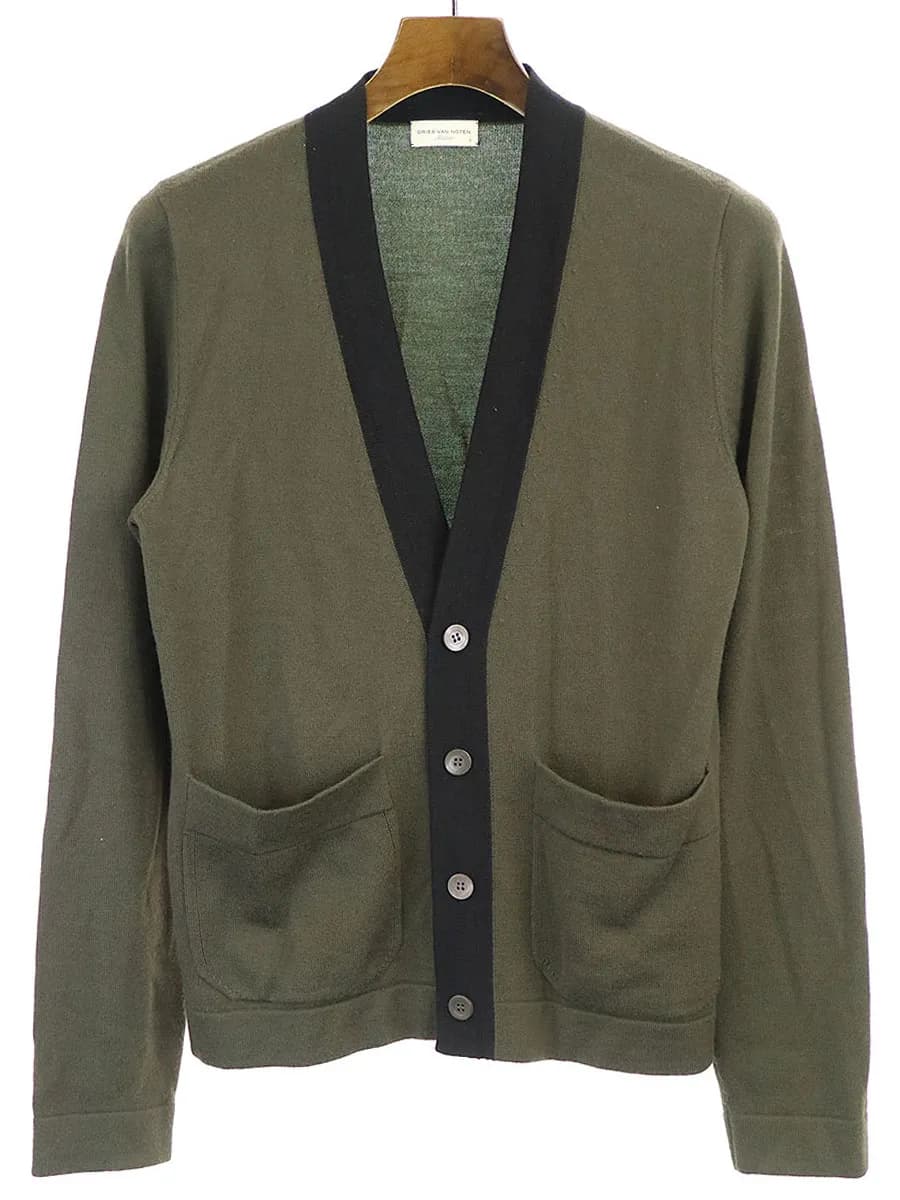 DRIES VAN NOTEN ドリスヴァンノッテン ウールニットカーディガン