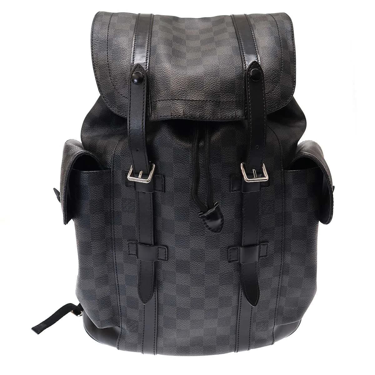 LOUIS VUITTON ルイヴィトン 2016 Christopher PM Damier Graphite Backpack クリストファー ダミエグラフィット リュック