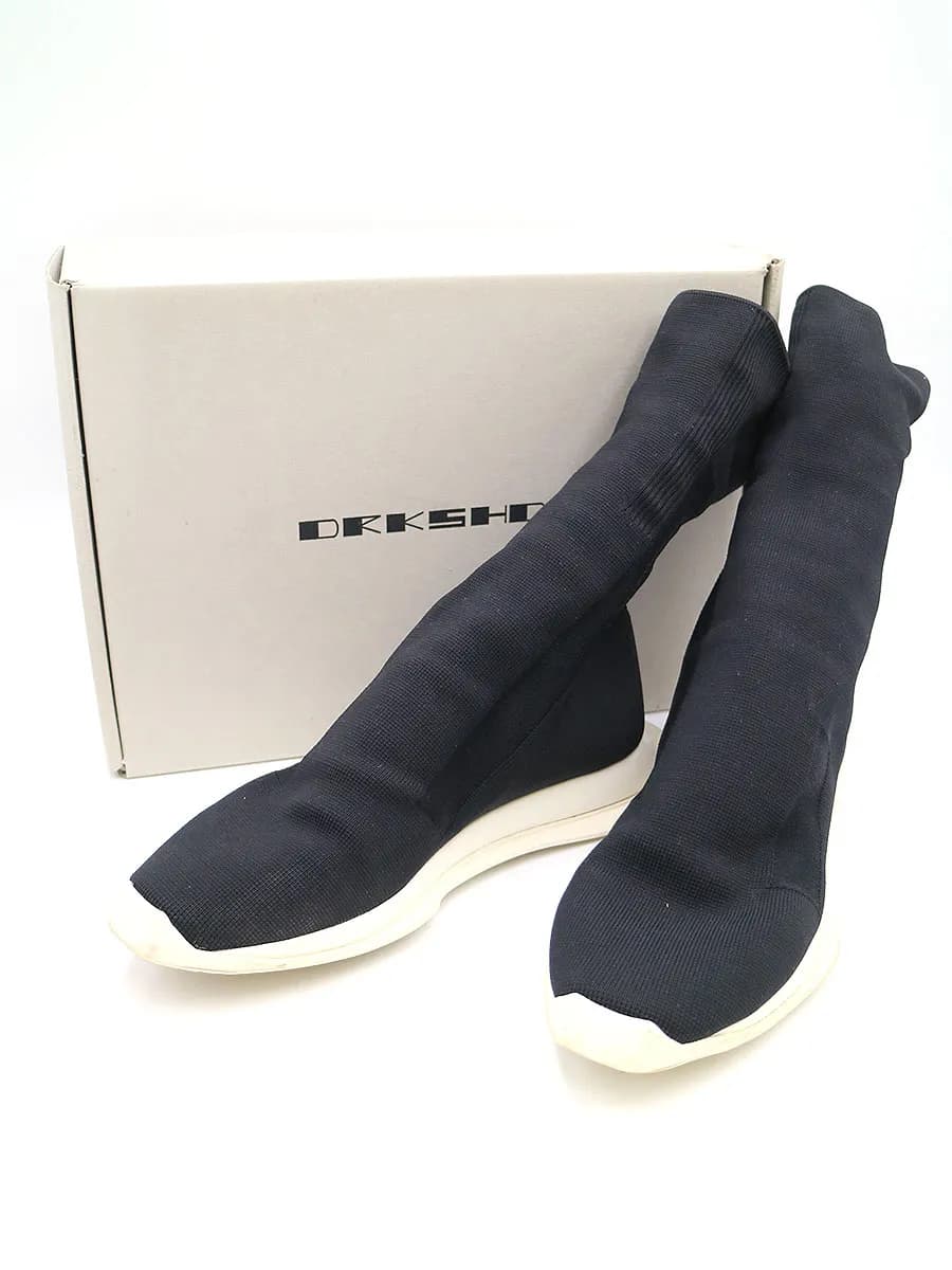 Rick Owens ダークシャドウ by リックオウエンス 18AW RUNNER STRETCH SOCK LOW ソックススニーカー