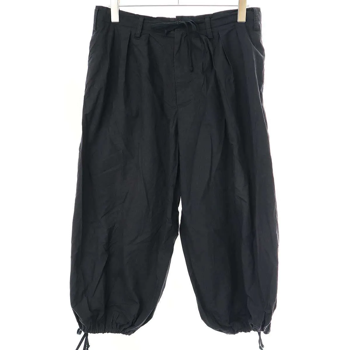Yohji Yamamoto ヨウジヤマモト プールオム 18SS タイプライタークロスコットンバルーンパンツ