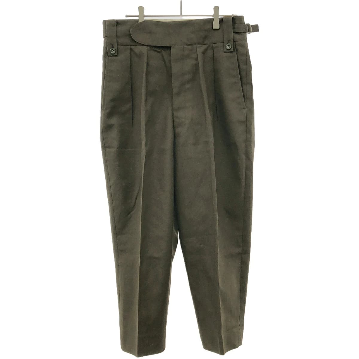 NEAT ニート HOPSACK BELTLESS 2タックトラウザーズパンツ