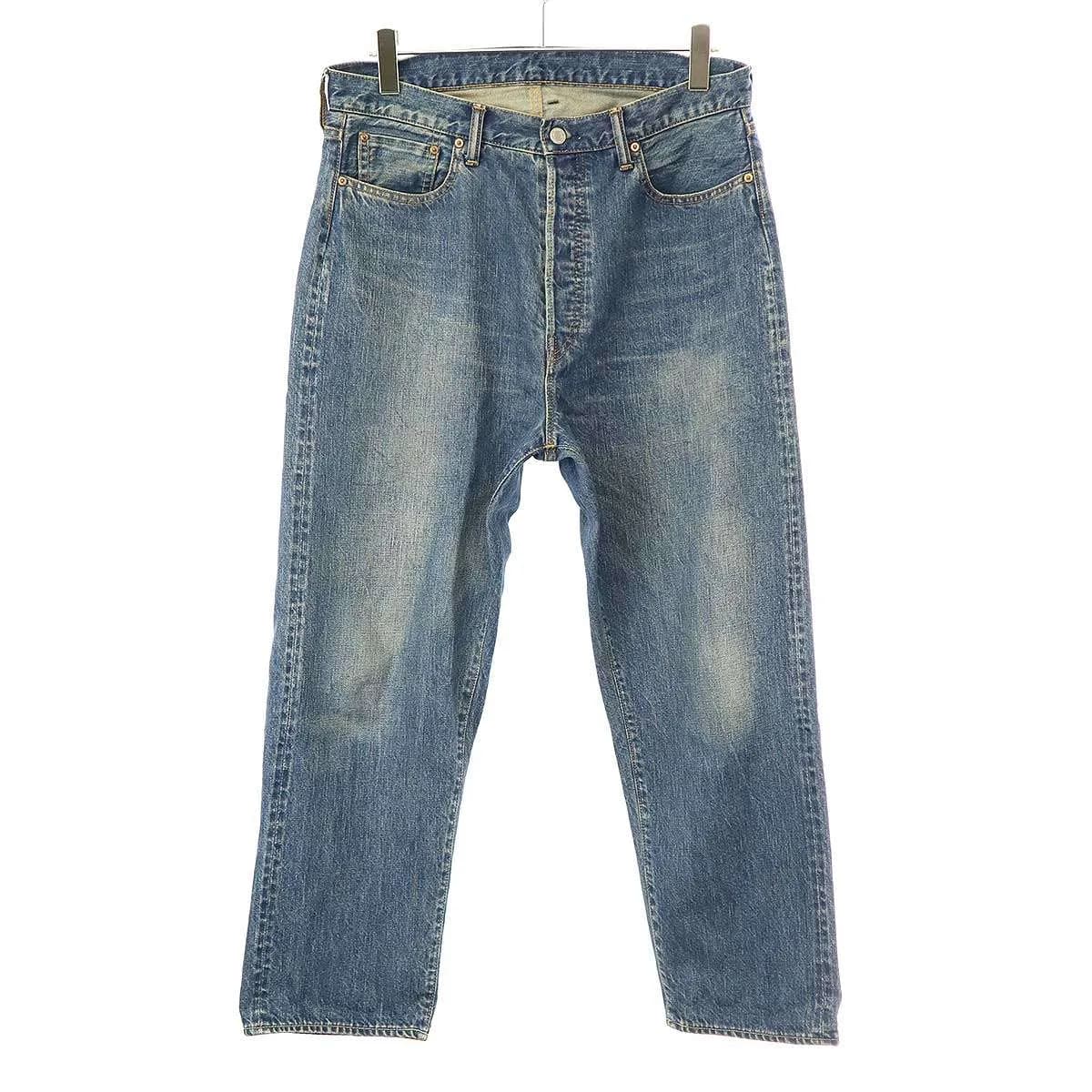 A.PRESSE ア プレッセ 22SS Washed Denim Wide Pants ウォッシュドワイドデニムパンツ 22SAP-04-07H