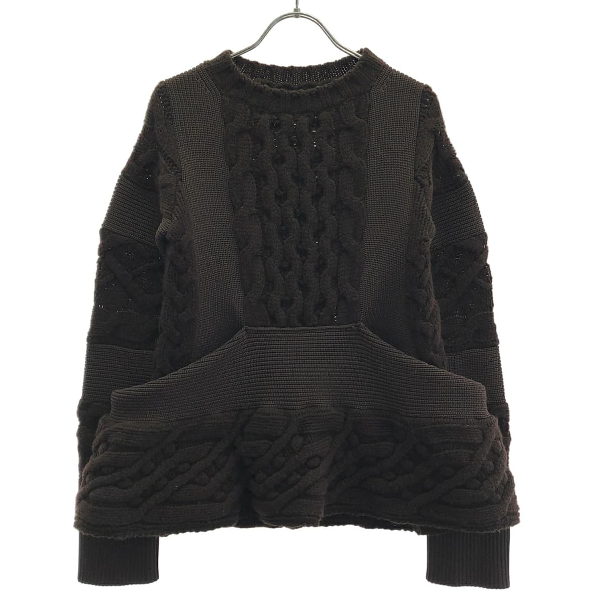sacai サカイ 25AW Wool Knit Pullover ウールニットセーター 25-08053