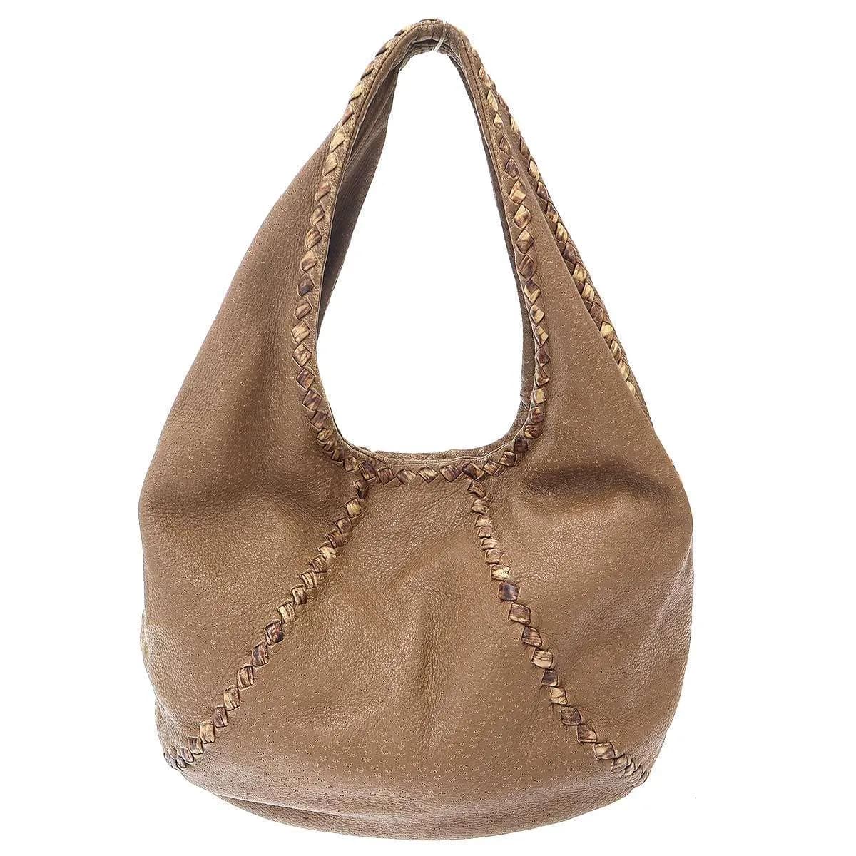 BOTTEGA VENETA ボッテガヴェネタ チェルボ ホーボー パンチングレザーバッグ