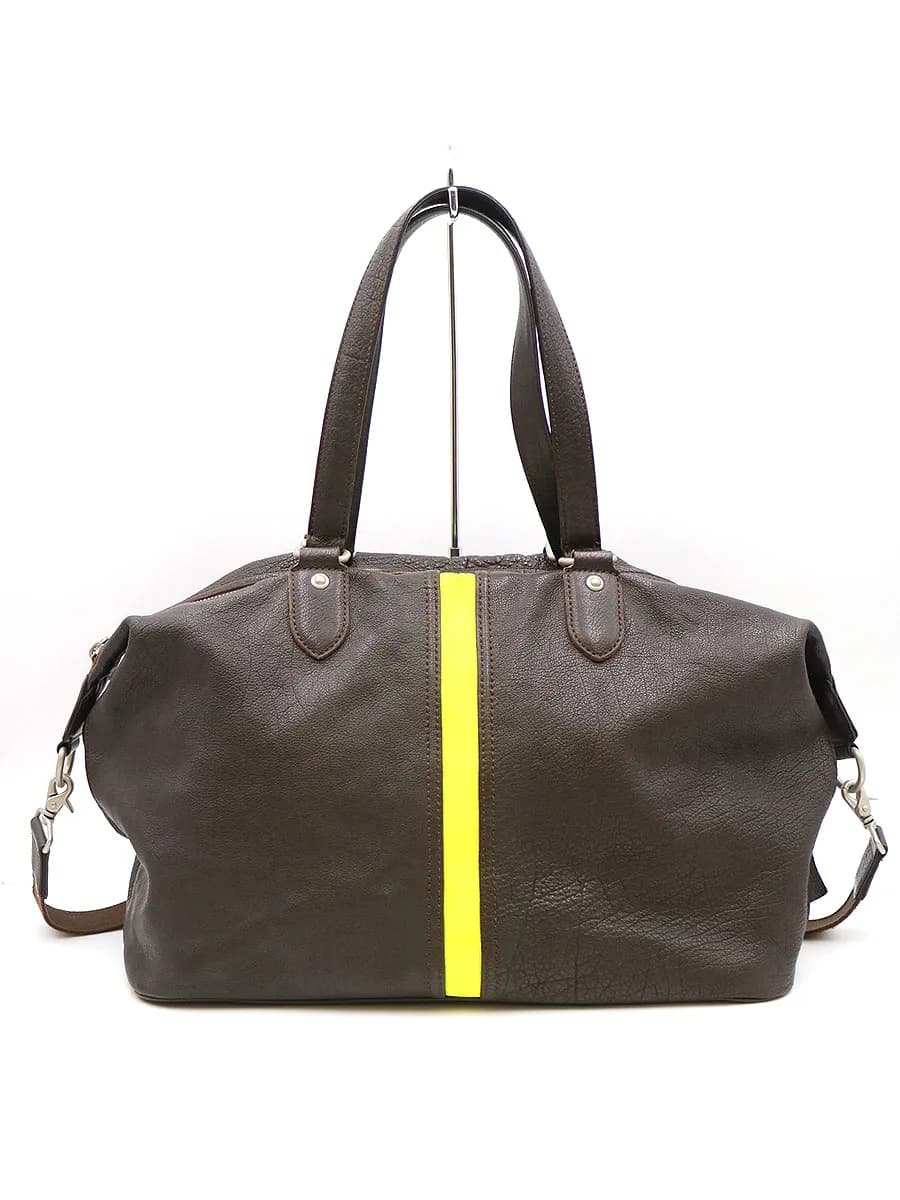 Paul Smith ポールスミス 2WAYレザーショルダーボストンバッグ