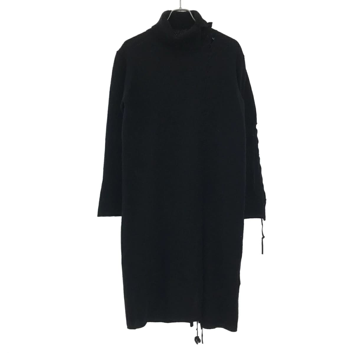 Yohji Yamamoto ヨウジヤマモト ファム 18AW ハイネックウールニットワンピース FV-K04-191