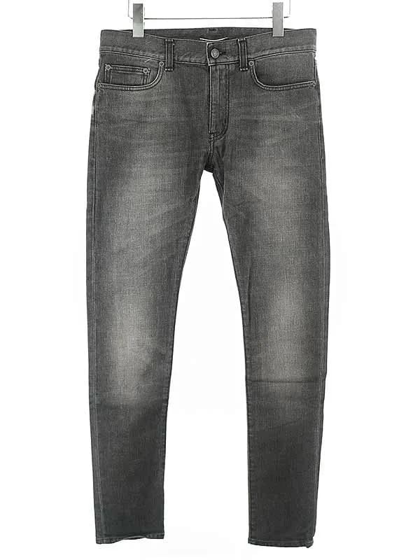 SAINT LAURENT サンローラン パリ 13AW D02 M/SK-LW ウォッシュストレッチスキニーデニムパンツ
