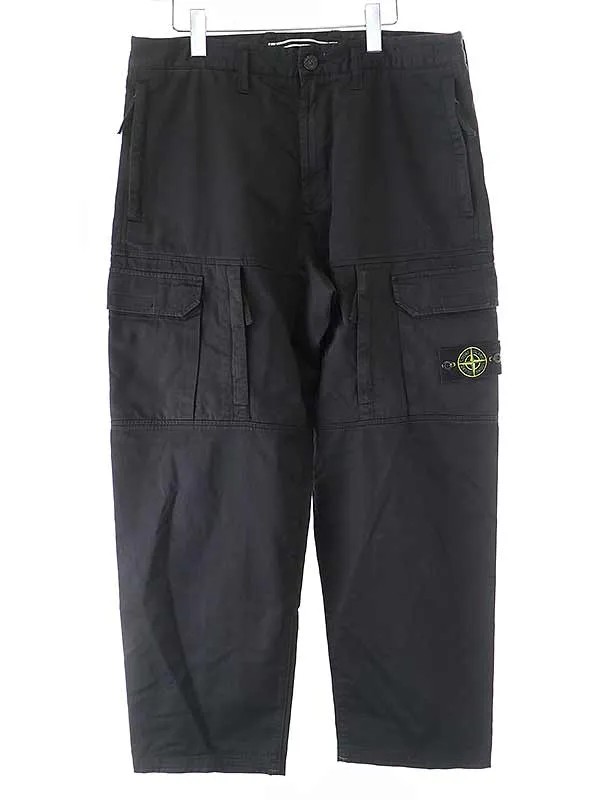 STONE ISLAND ストーンアイランド 21AW compass badge cargo trousers ルーズフィットカーゴパンツ