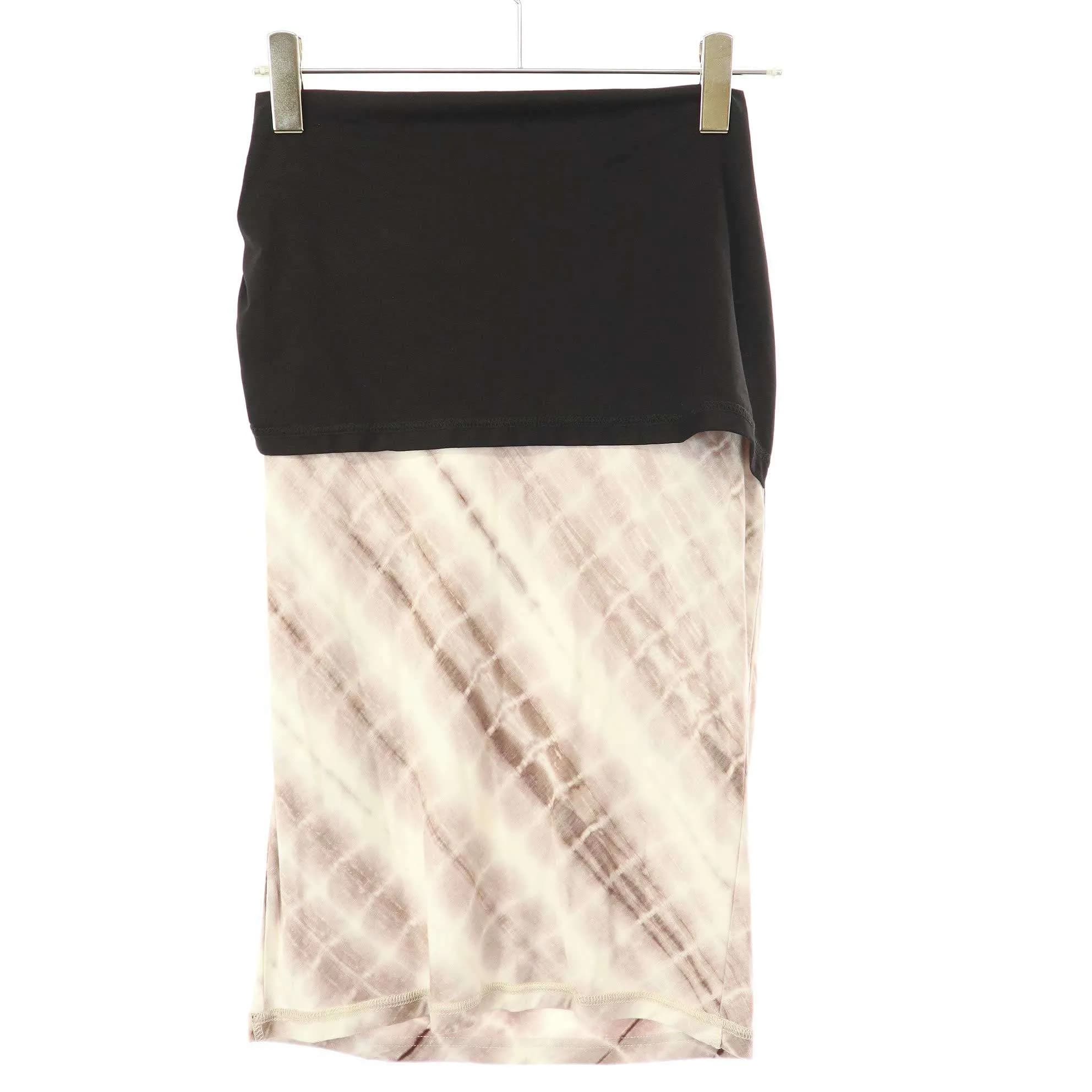 PERVERZE パーバーズ 25SS Braid Belt Layered Skirt ブレイドベルトレイードスカート