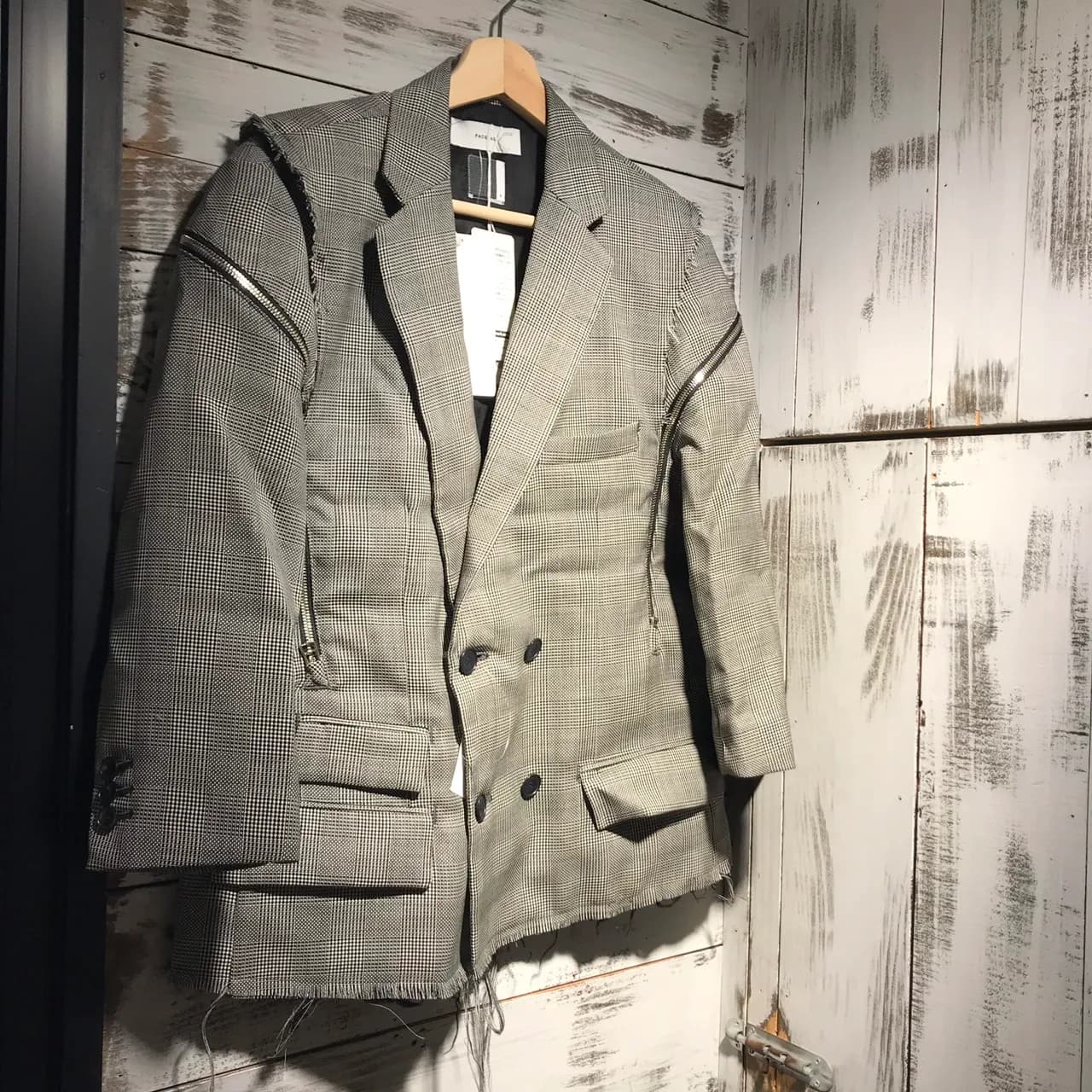 FACETASM FACETASM 19ss ランウェイ着 カットオフジップデザインジャケット