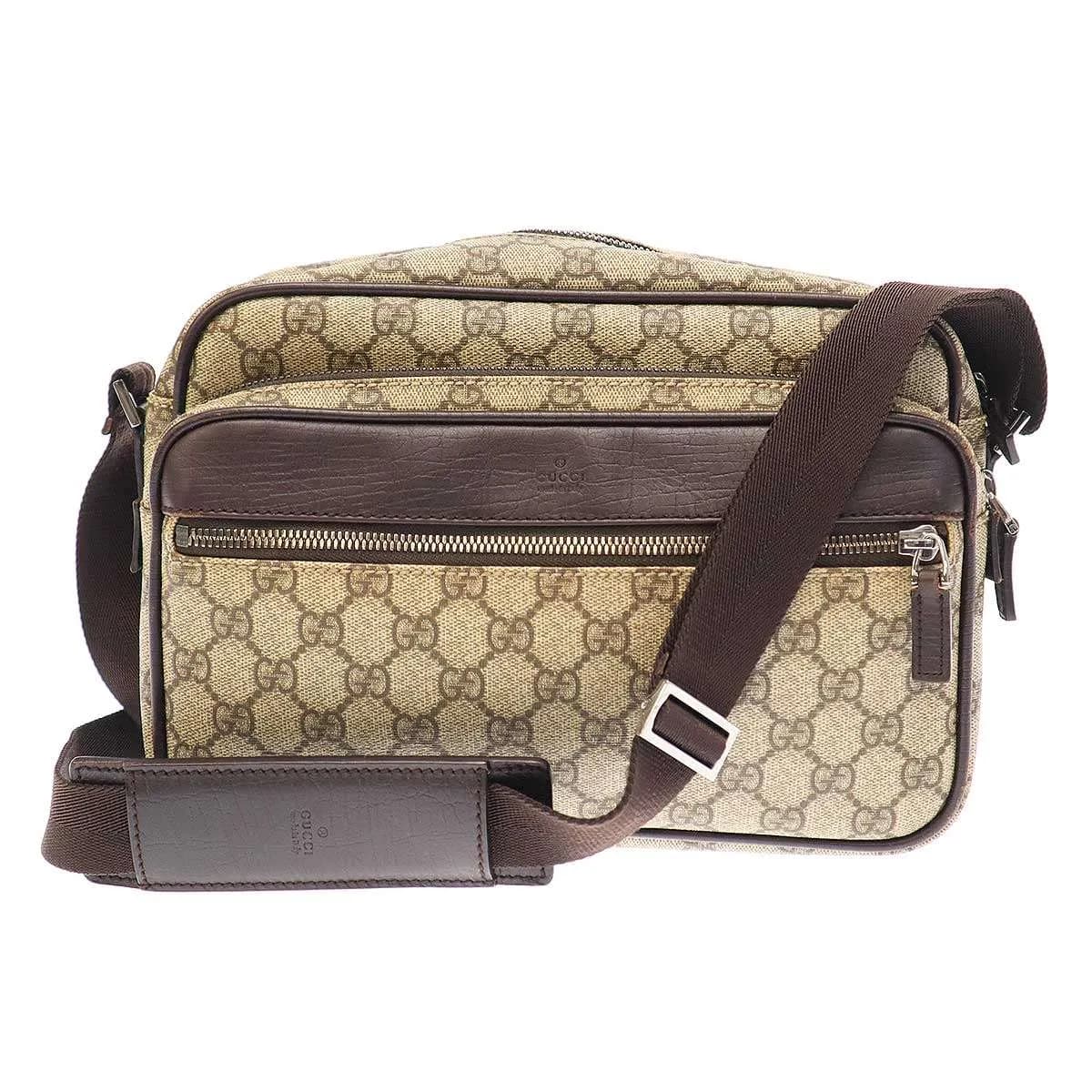 GUCCI グッチ GGスプリームPVCキャンバス ショルダーバッグ