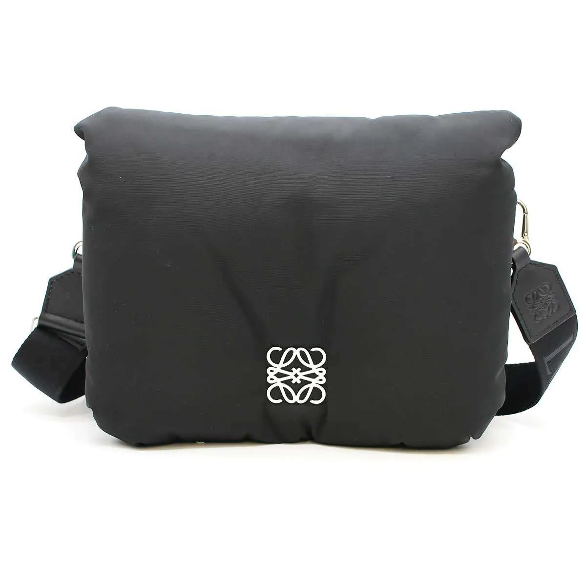 LOEWE ロエベ GOYA PUUFER ナイロンアナグラムプレートゴヤバッグ