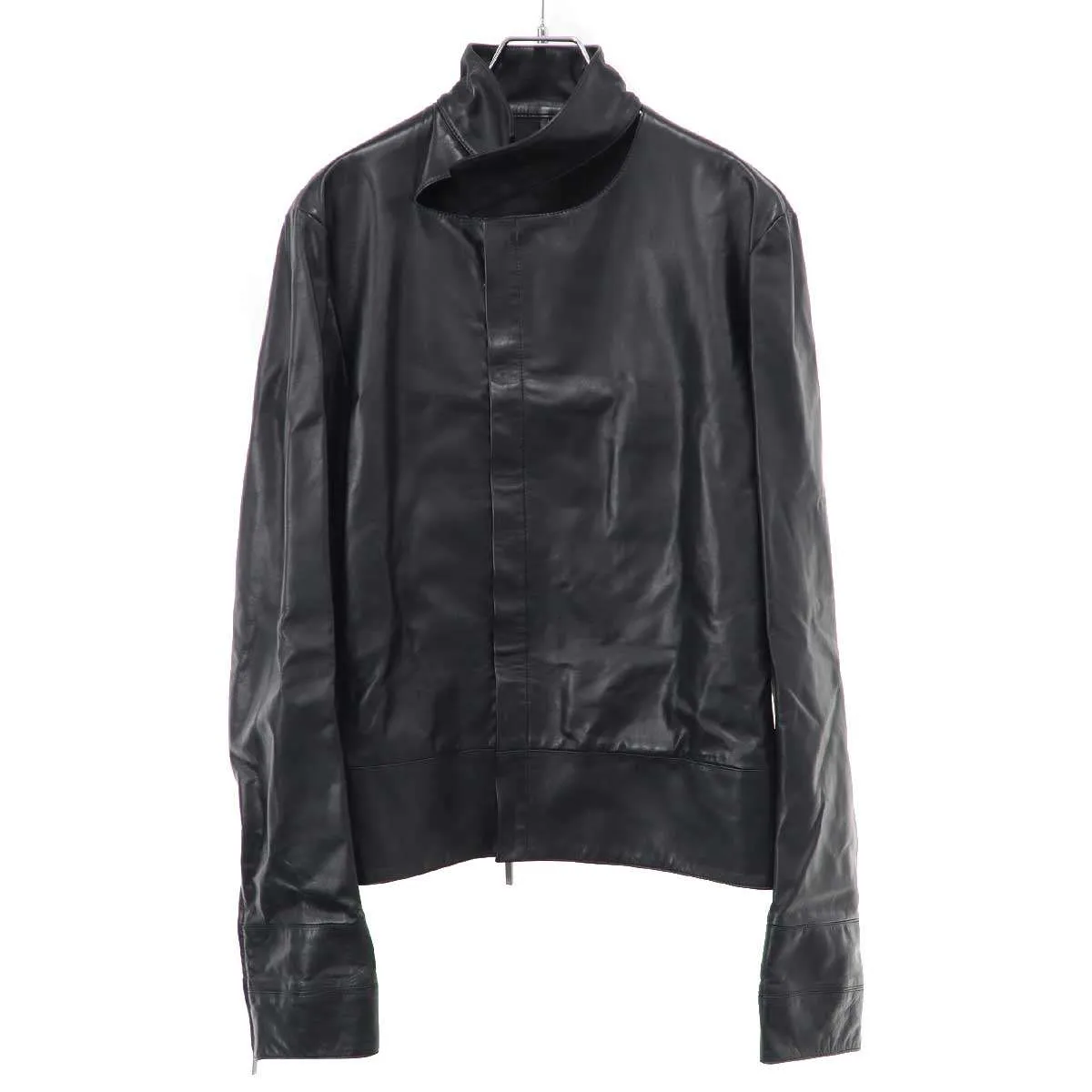 Dior HOMME ディオールオム 2002SS Boys Don't Cry スタンドカットカラーレザージャケット