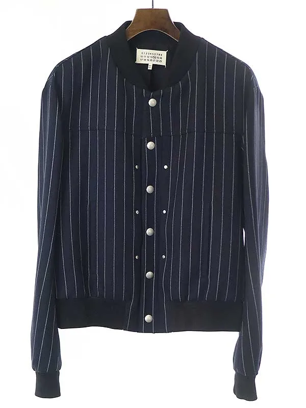 Maison Margiela メゾン マルジェラ 16SS ストライプボンバージャケット