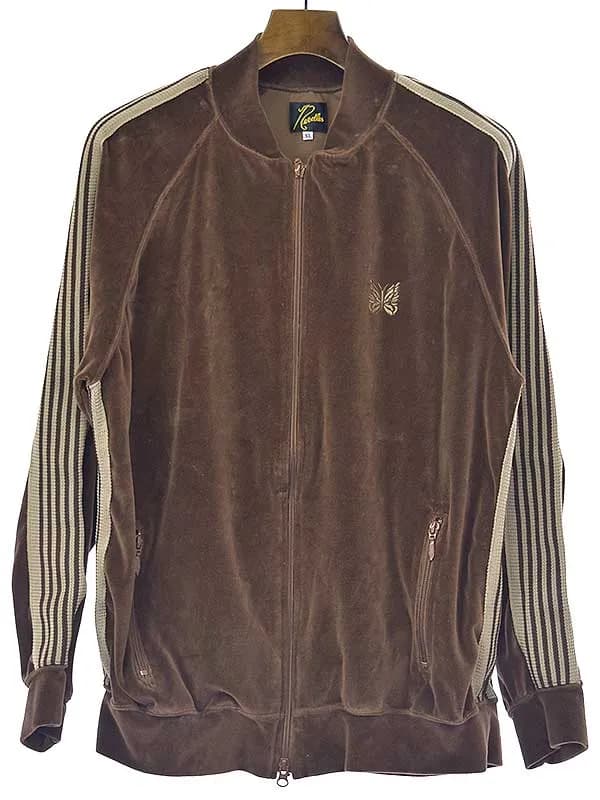 NEEDLES ニードルズ 22AW Track Jacket ジップアップベロアトラックジャケット