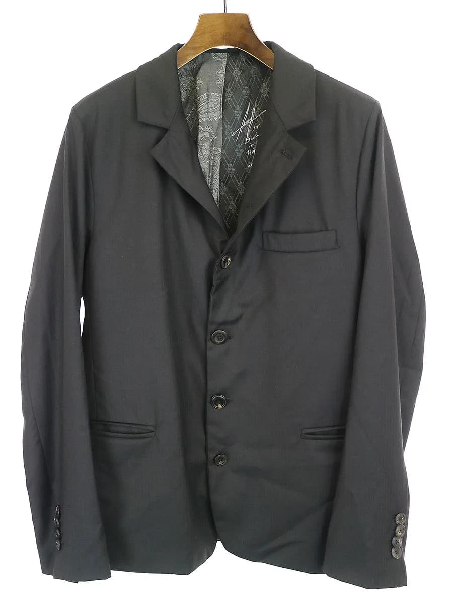 GEOFFREY B.SMALL ジェフリービースモール Single 6B Jacket ストライプ6Bジャケット