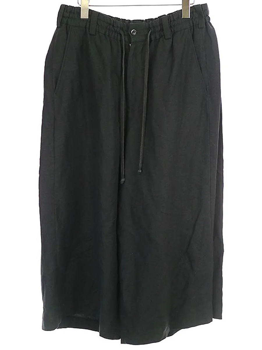 Yohji Yamamoto サイト バイ ヨウジヤマモト 17SS リネンレーヨンサルエルワイドパンツ