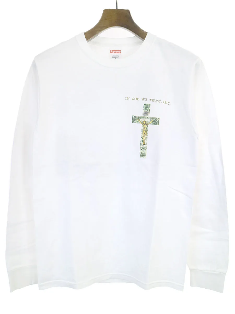 Supreme シュプリーム 14SS×Dead Kennedys In God We Trust LS TEE プリントカットソー