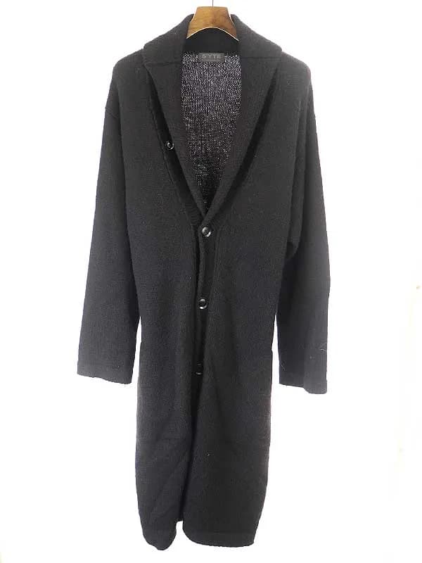 Yohji Yamamoto サイト バイ ヨウジヤマモト ニットロングコート
