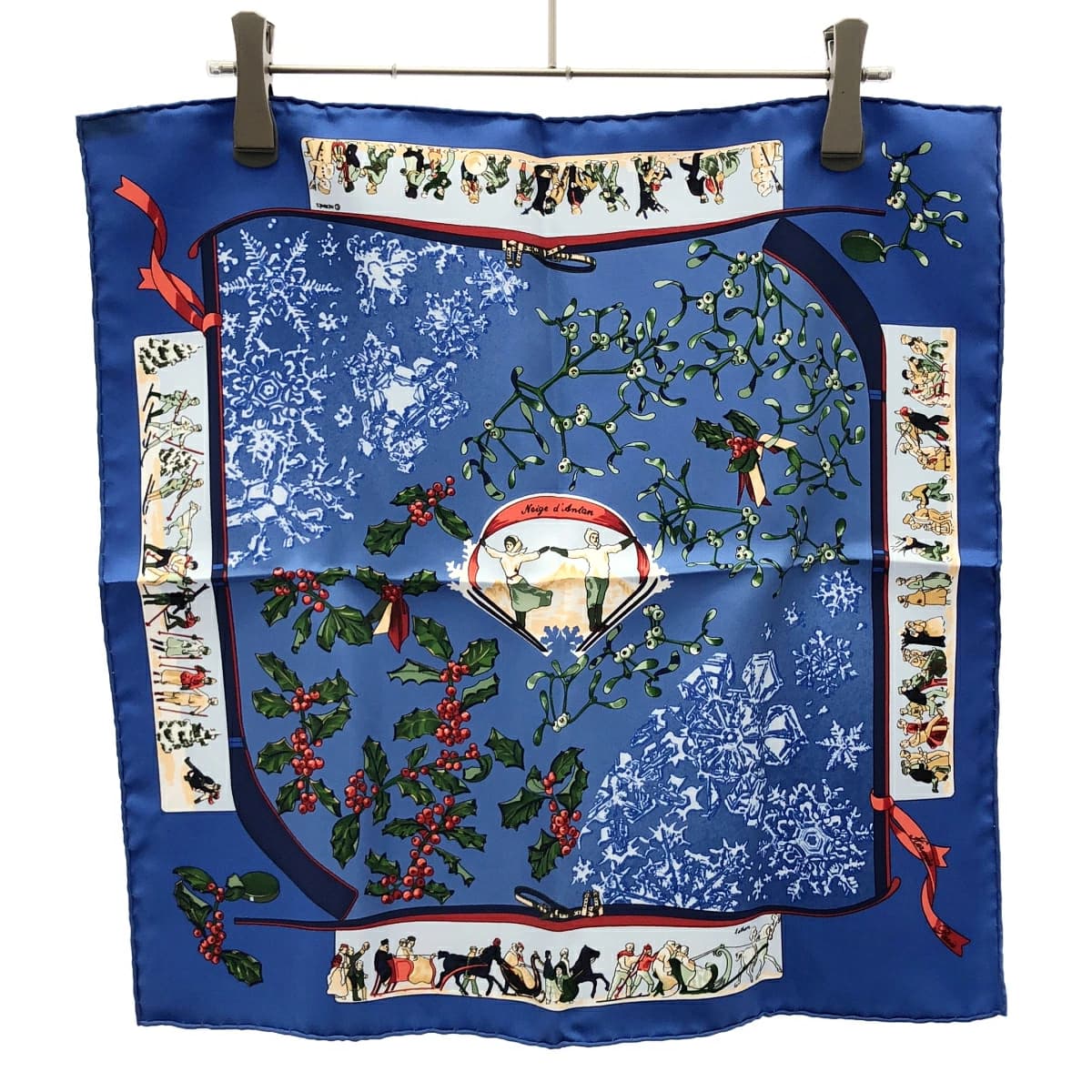 HERMES エルメス カレ45 Neige d' Antan 去年の冬 スカーフ