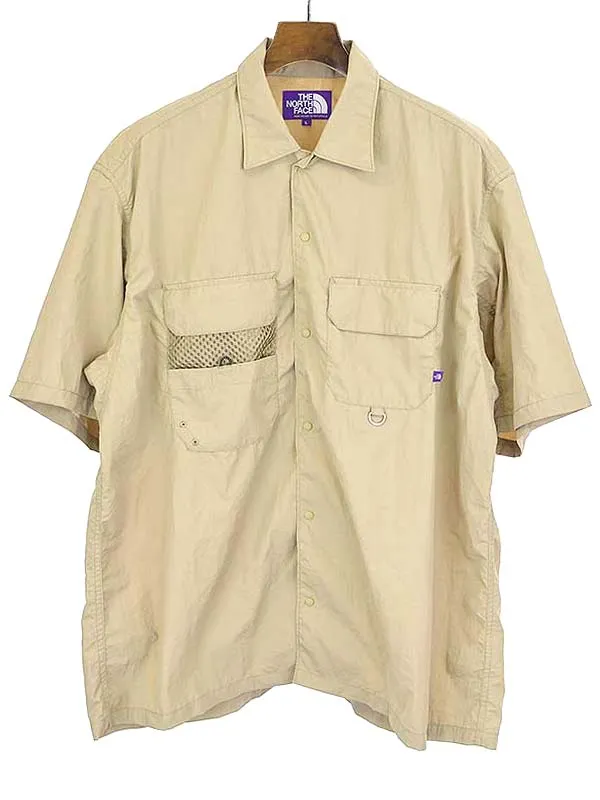 THE NORTH FACE ザ ノースフェイス パープルレーベル 21SS Lounge Field H/S Shirt 半袖シャツ