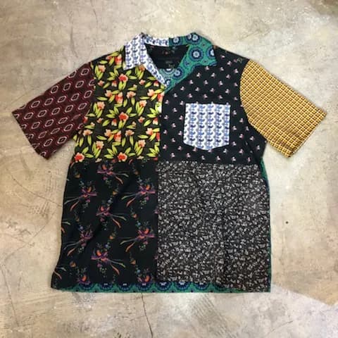 Stella McCartney STELLA McCARTNEY 19SS マルチパターンコットンボーリングシャツ