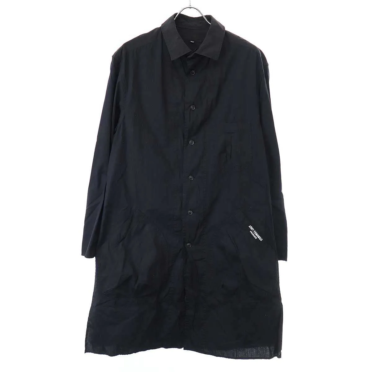Yohji Yamamoto ヨウジヤマモト プールオム 17SS ワイドスプレッドロングシャツコート
