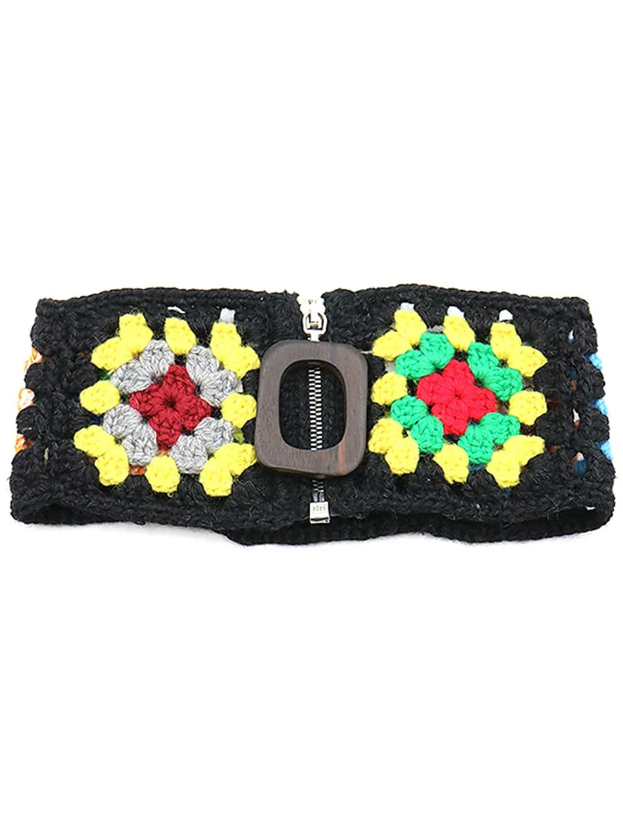 JW ANDERSON ジェイダブリューアンダーソン 17AW フラワー刺繍ナローネックバンド