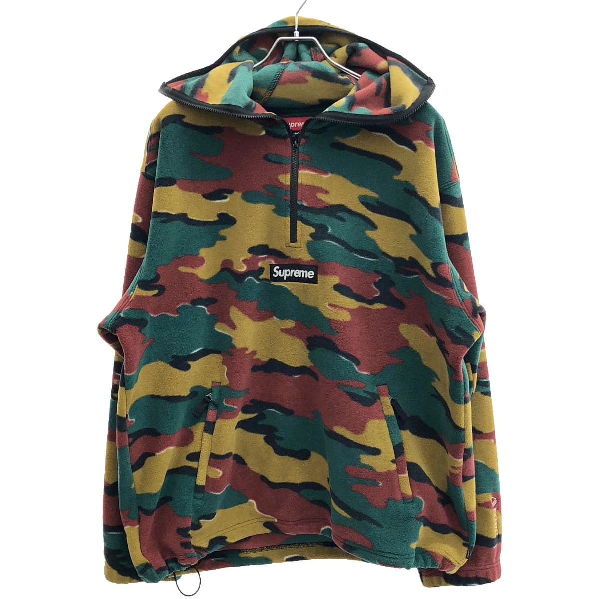 Supreme シュプリーム 23AW Polartec Facemask Half Zip Hooded Sweatshirt フリースパーカー