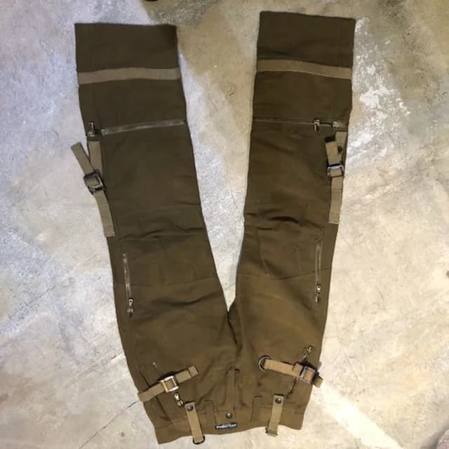 DOLCE&GABBANA DOLCE&GABBANA 03AW マルチファスナーパラシュートパンツ