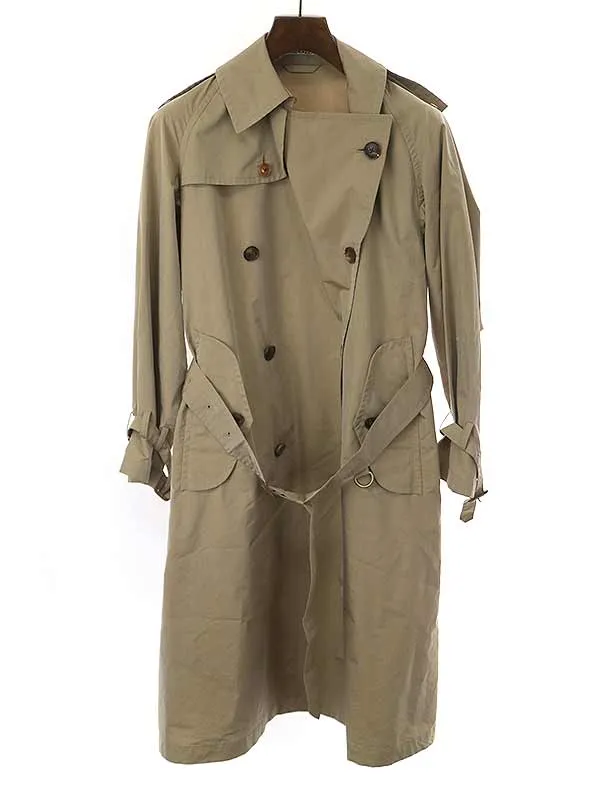 AURALEE オーラリー 20SS FINX POLYESTER BIG TRENCH COAT ビッグトレンチコート