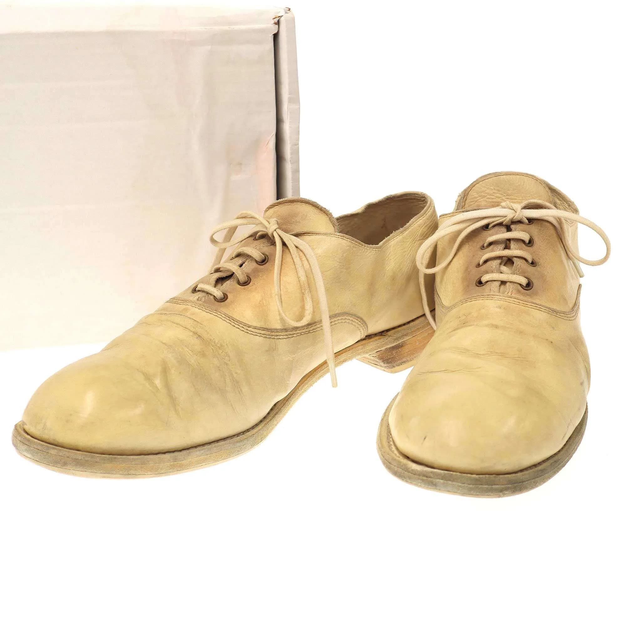GUIDI グイディ レザーダービージューズ