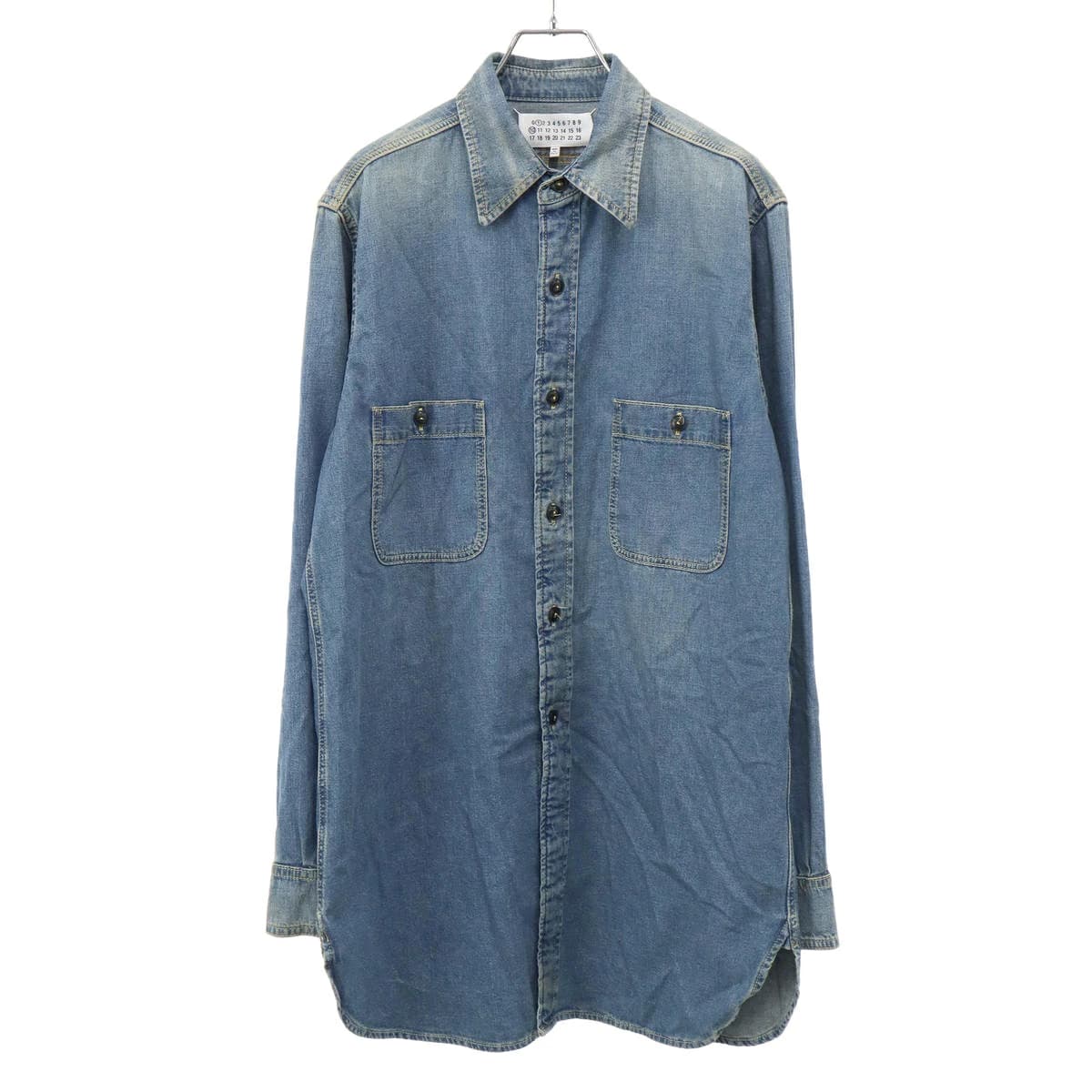 Maison Margiela メゾン マルジェラ 24AW ウォッシュ ロングデニムシャツ S50DT0042 S30815