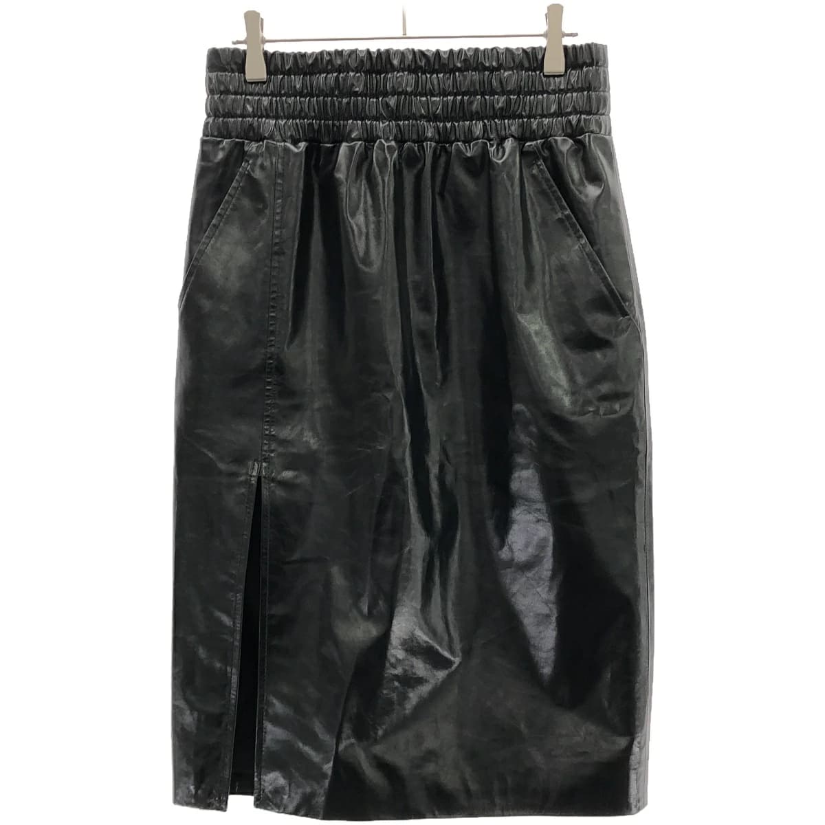 TOM FORD トム フォード 22AW パテントコーティングレザースカート