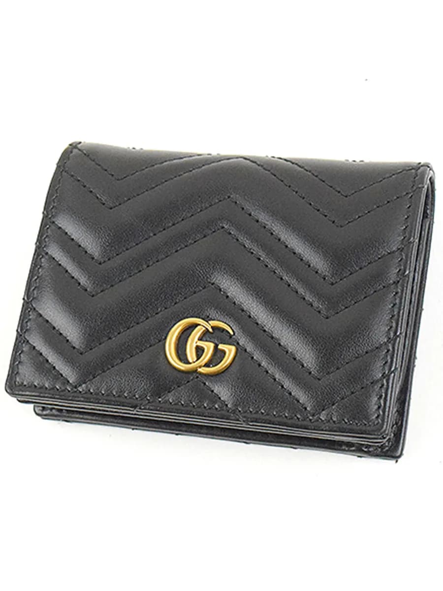 GUCCI グッチ GGマーモントレザー レザーウォレット