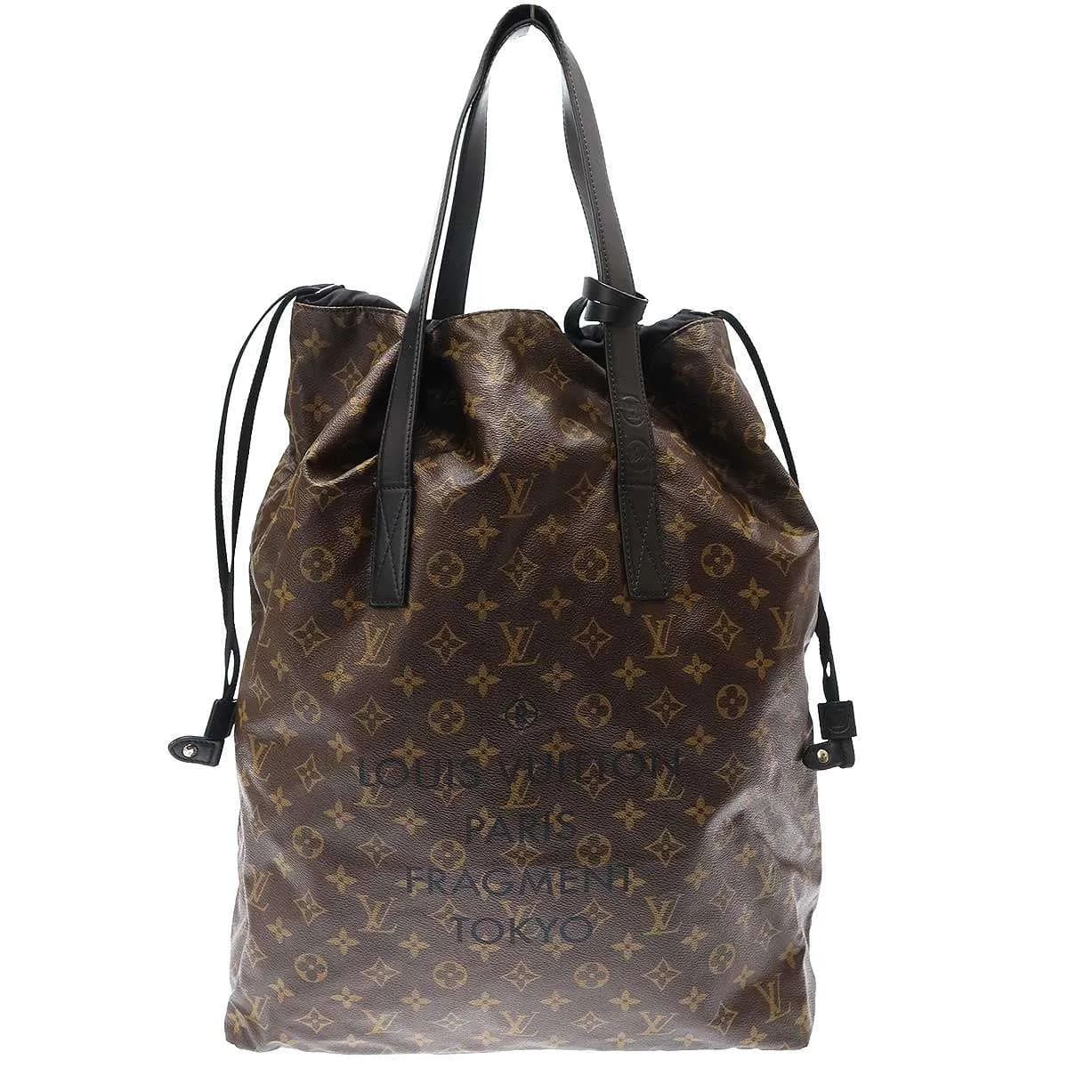 LOUIS VUITTON ルイヴィトン フラグメントデザイン 藤原ヒロシ 2017 日本限定 モノグラム・マカサー フラグメント カバ・ライト トートバッグ M43416