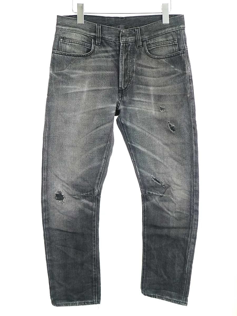 BALMAIN HOMME バルマン オム ダメージ加工デニムパンツ