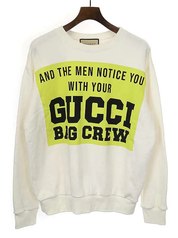 GUCCI グッチ 22SS 100周年記念 プリントスウェットトレーナー