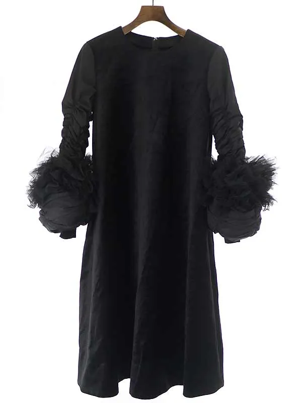 COMME des GARCONS コムデギャルソン 21AW ボリュームチュールアームワンピース