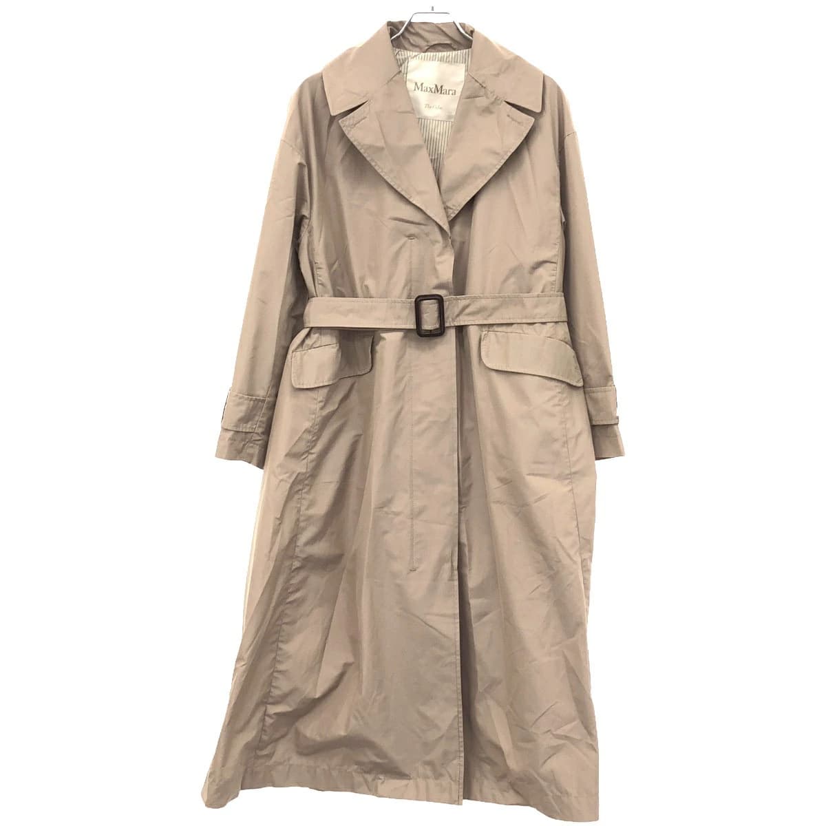 MAXMARA マックスマーラ the CUBE ポリエステルコットンベルテッドチェスターコート 902107176