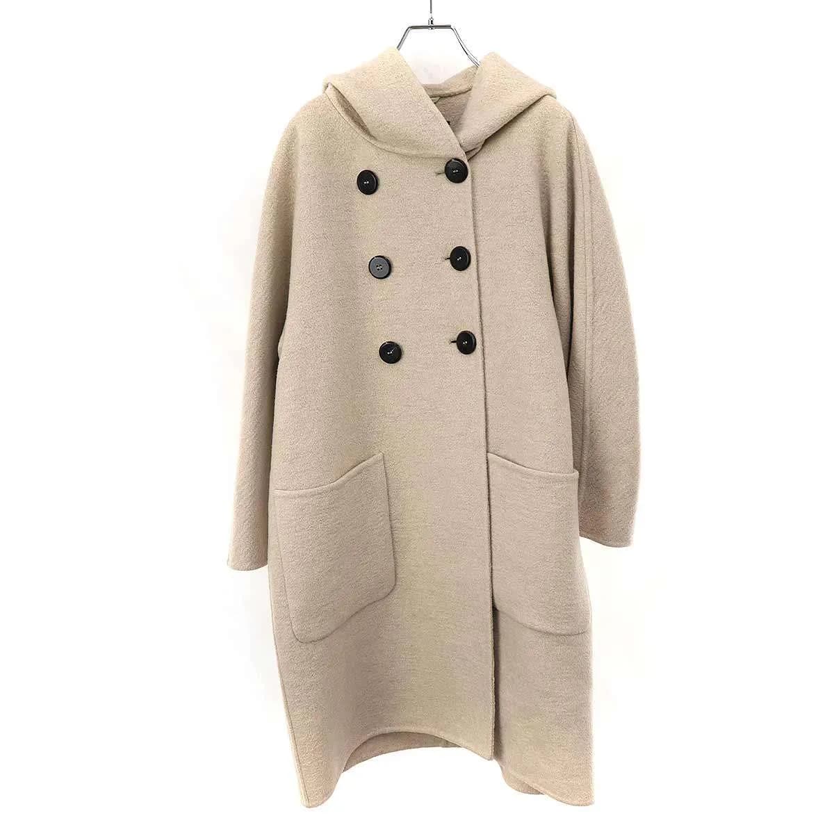 MAXMARA マックスマーラ アトリエ 21AW カシミヤフーデッドコート